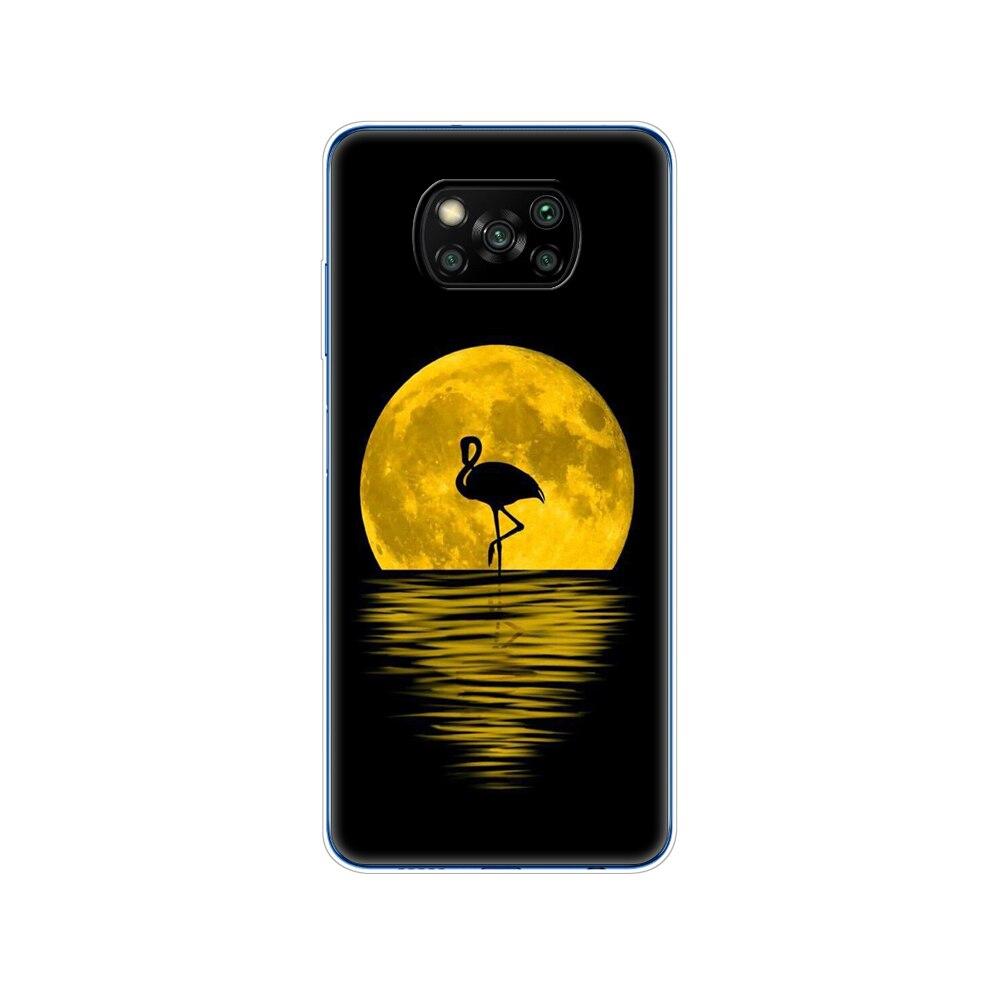 Für Xiaomi Poco X3 NFC x3 pro Hülle Silikon Weiche Rückseite TPU Bumper für Poco X 3 NFC 6.67'' Global Handyhülle Winter Schnee Weihnachten