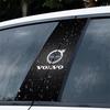 Für Rdesign AWD C30 C70 S40 S60 Auto Mittelkonsolen-Aufkleber Auto-Styling Wasserdichte B-Säulen-Aufkleber Abdeckung Dekor Zubehör