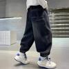 Boys' Clothes Jeans Children's Rugged and Handsome Spring and Autumn Pants Korean Baby's Stylish Casual Pants
