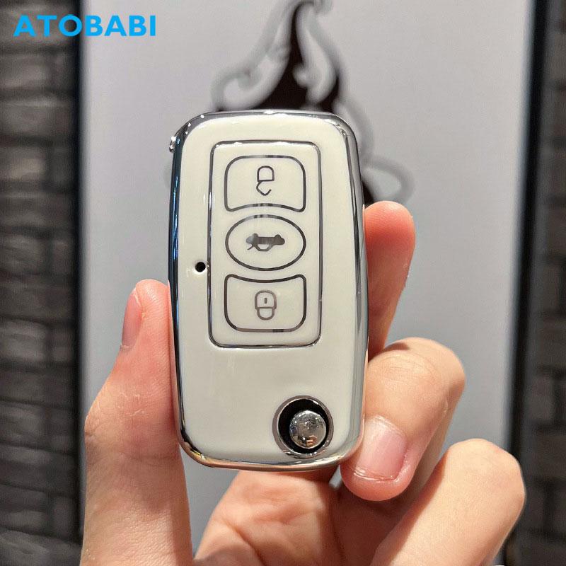 Tpu Car Key Cover Folding Remote Control Fobs Cases Protector Auto Accessories For Gwm Great Wall Voleex C30 C20 C20R Ling Ao