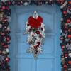 Christmas Wreath Gifts Realistic Artificial Wreath Garland Front Door Wreath for Window Holiday Indoor Outdoor Home Party