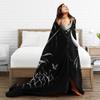 Hollow Knight Silksong Dark Fantasy Samtdecke Modische Decken Gothic für Zuhause Gestrickte Mode-Decke Auto Super Weich Multifunktion