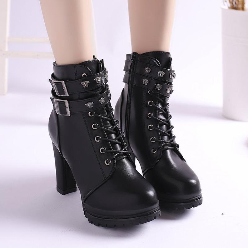 Fashion New Ladies High Heels 2025 New Sexy Platform Boots Brandhigh Quality Ankle Boots for Women Fashion Delicate Party Shoes Zapatos