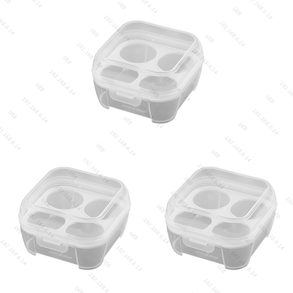 Przenośny Pojemnik na Jajka Odporny na Wstrząsy 3/4/8 Komór Pudełko na Jajka Przezroczysty Organizer Kuchenny na Kemping Piknik na Zewnątrz