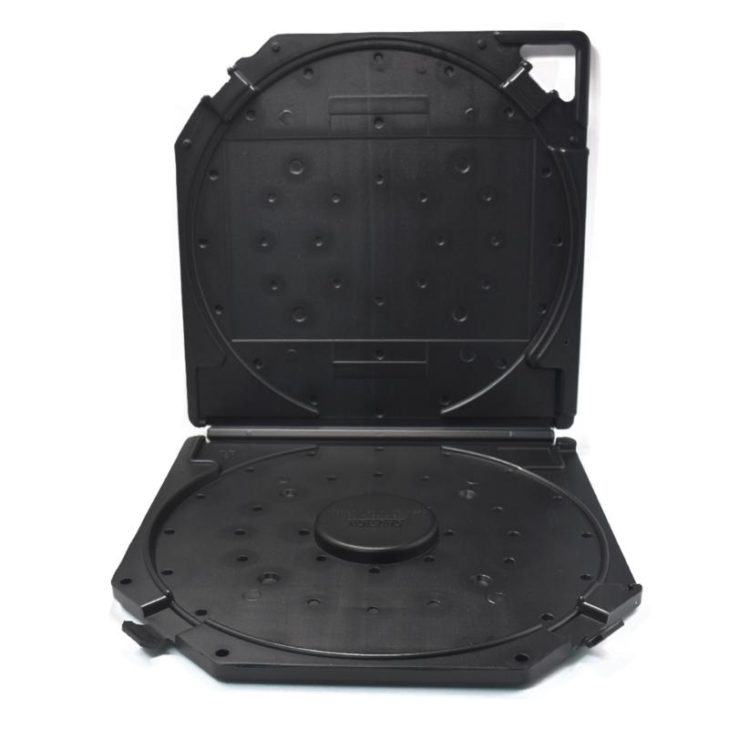 10-дюймовый ящик для хранения катушек с лентой с надежной фиксацией, защитный чехол для аудиокассет и пустых катушек