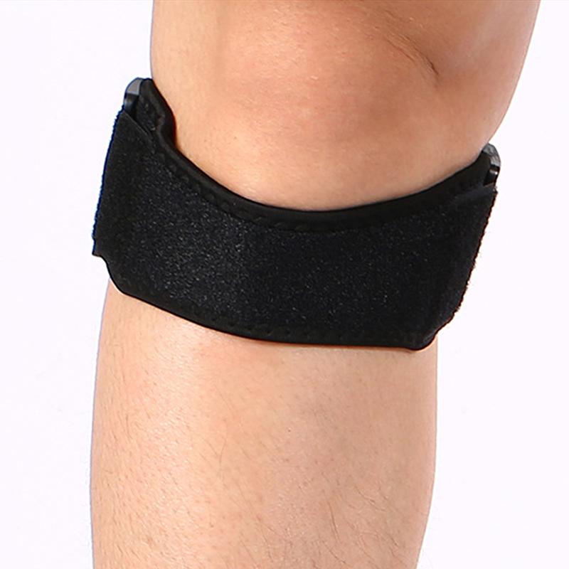1 Piece Knee Patellar Tendon Knee Support Strape Brace Adjustable Shock Absorption Compression Knee Pad Sleeve For Basketball