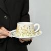 Ins Einfache Kleine Frische Kaffeetasse Schmetterling Anzug High-End Sense Home Nachmittagstee Latte Tasse für Mädchen Souvenirs