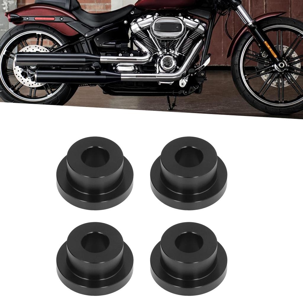 4Pcs Billet Handlebar Riser Bushing   CNC T6 Aluminium Alloy Accessory Set Kit for