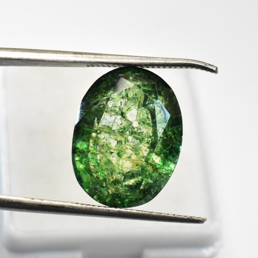 Natural Green Emerald Loose Gemstone 10.75 ct Stone Oval Cut 15x11 mm for Jewelry Making and Crafts