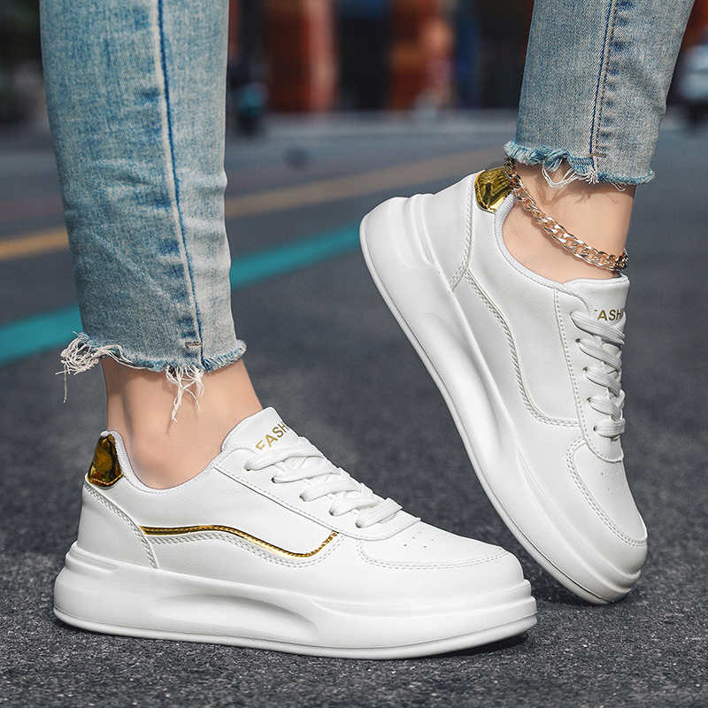 Fashion Ete Thick Heel Fashion Sneakers For Women Loafers Woman Shoes Black Sports Boots For Women Sapato Sunny Mobile Resell
