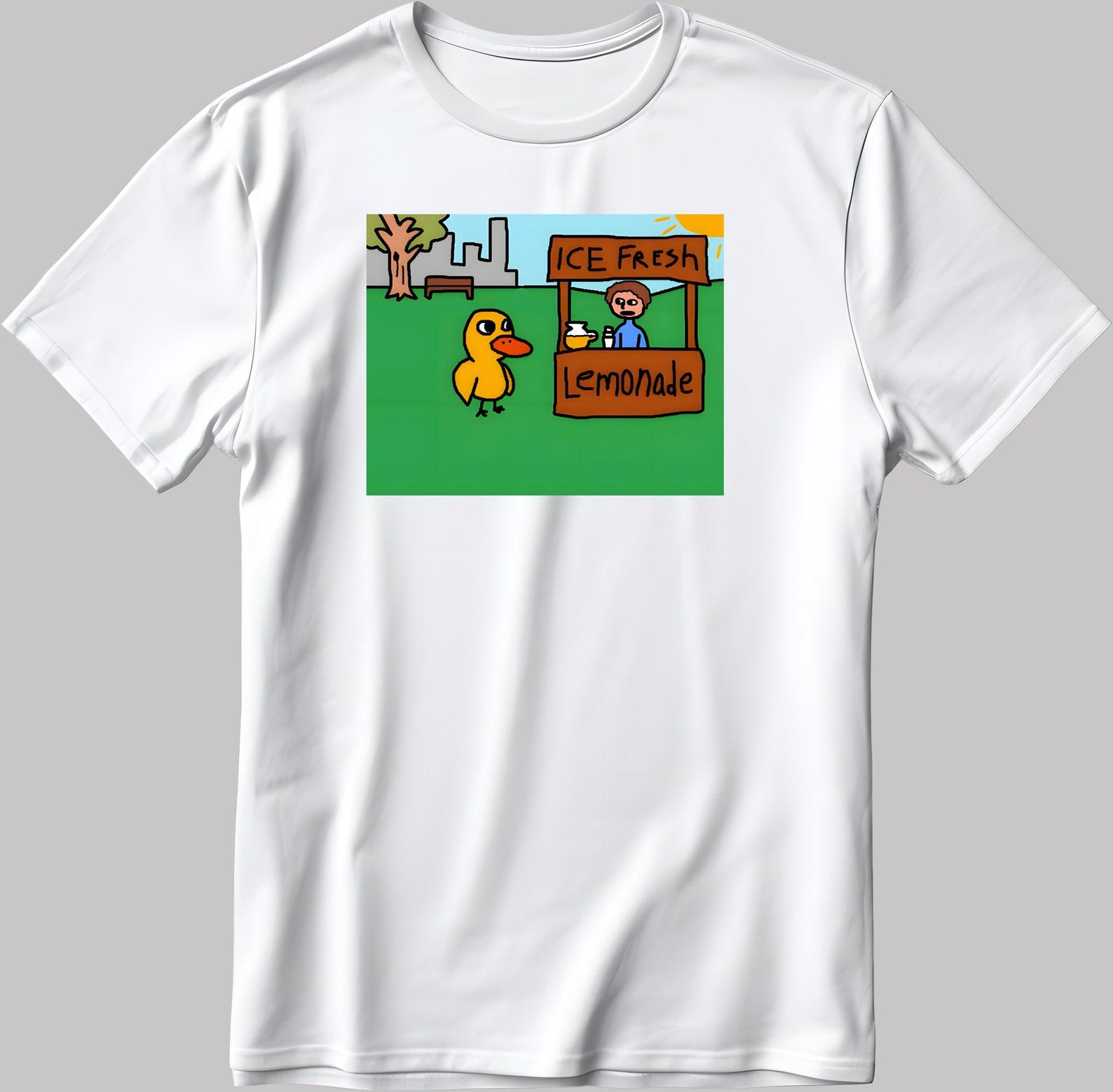 Ice Fresh Lemonade T-Shirt: Got Any Grapes Duck Cartoon Tee M