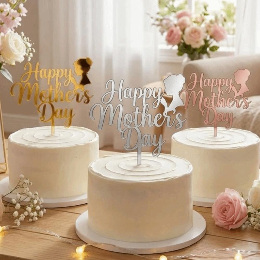 Festival Acrylic Cake Topper Handmade Cupcake Topper Party Supplies Dessert Topper Baking Supplies