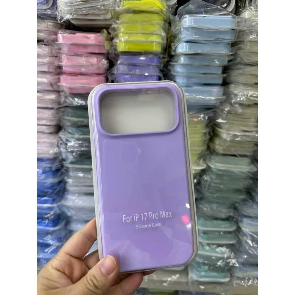 Ins Candy Color Official Case For IPhone 17 Pro Max Air 16 15 14 Plus 13 12 Original Soft Liquid Silicone Wireless Charging Anti-Drop Protect Cover