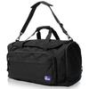 Penfield Boston Bag with Large Capacity Shoulder Shoe Bottom System Black Side-In Room, (69L), Strap, 2-Way, Crossbody/Strap, Storage, Studs, Storage,
