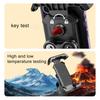 Universal Bike Phone Mount Shockproof Vibration Dampener for Mountain EBike Scooter Tool-Free Quick Release Holder with Air Cushion Tech