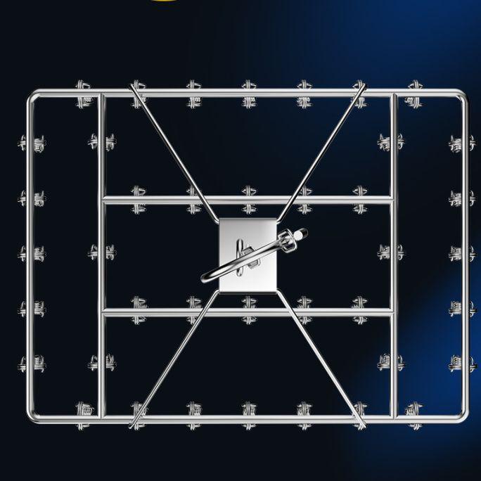 Windproof Stainless Steel Clothes Hanger with Clips - Multifunctional Drying Rack for Socks & Underwear