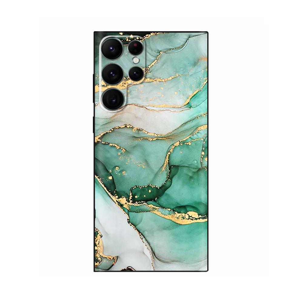 Für Samsung Galaxy S22 Ultra Hülle Abdeckung Für Samsung S23 Ultra S 23 Marmor Weiches Silikon Handyhülle S22Ultra S22 5G s 22 Funda