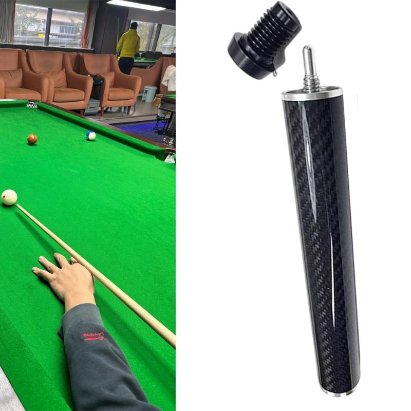 Waterproofs Billiard Stick Lengthener Carbon Fiber Texture Beginner Friendly Training Equipment Practical Cue Lengthener