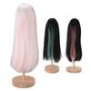 Long Straight Doll Wig Two Color  Doll Hair Wig High Temperature Fiber Doll Replacement Wig for 7