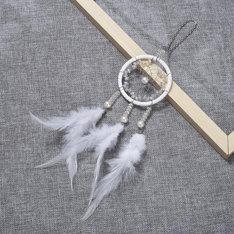 Dreamcatcher Car Interior Pendant Goddess Creative Fashion Rearview Mirror Hanging Feather Hanging Decoration