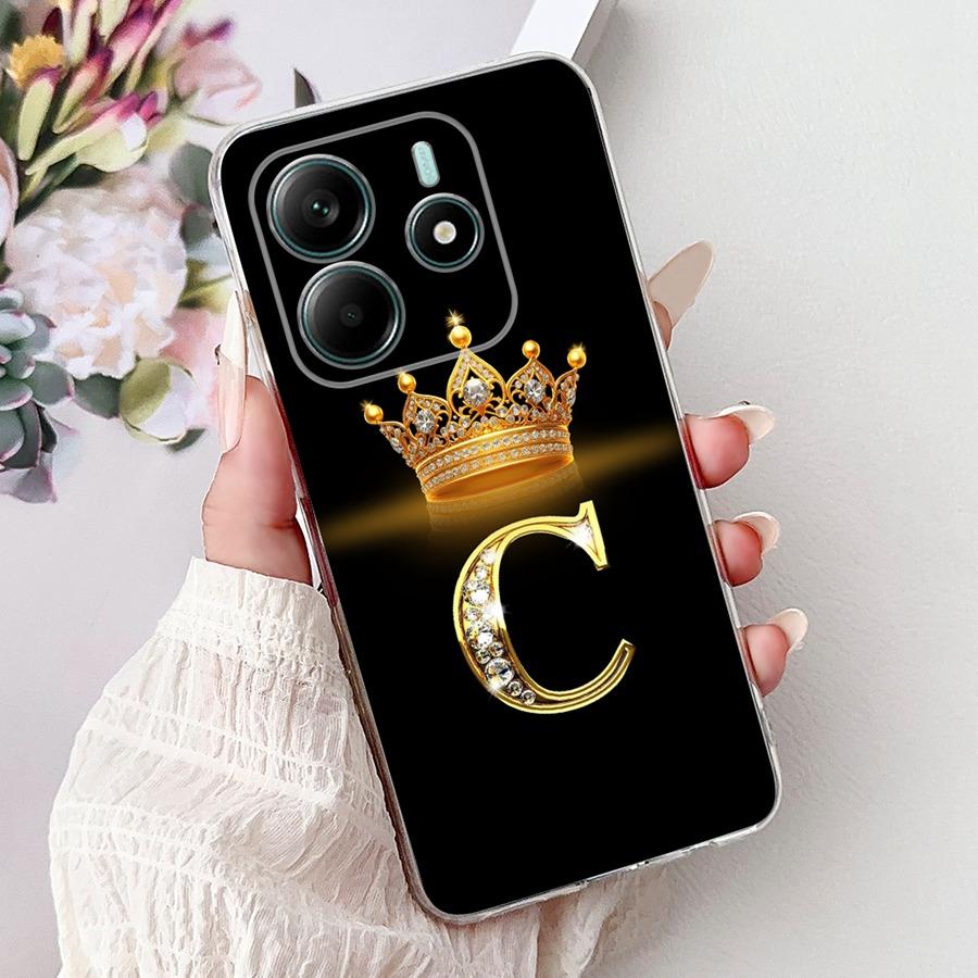 New Letter Painted Case for Xiaomi Redmi Note 14 Pro 5G Soft Silicone Fundas Soft Silicone Shell for Redmi Note14 5G 14Pro Capa