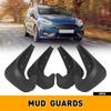 4Pc Guards For Universal Car Splash Pickup Mudflaps Flaps SUV Mudguard Mud Auto