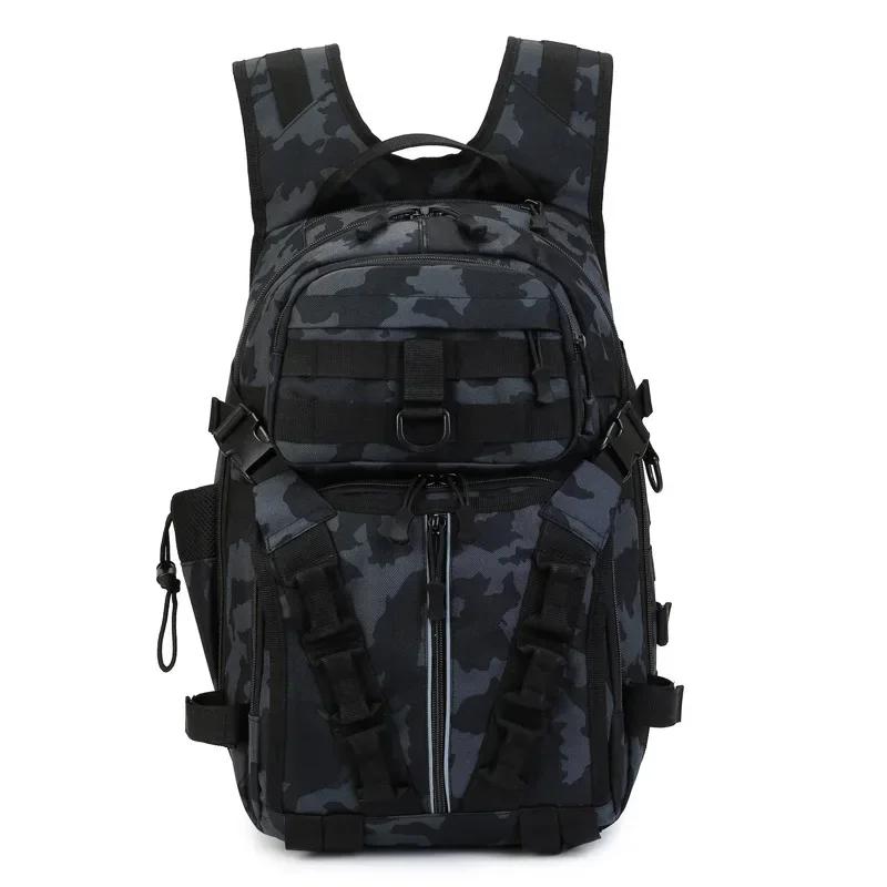 Outdoor Fishing Shoulder Bags Men Fishing Lure Rod Box Bag Camping Climbing Backpack Hunting Multi-Function Tactical Men Bags
