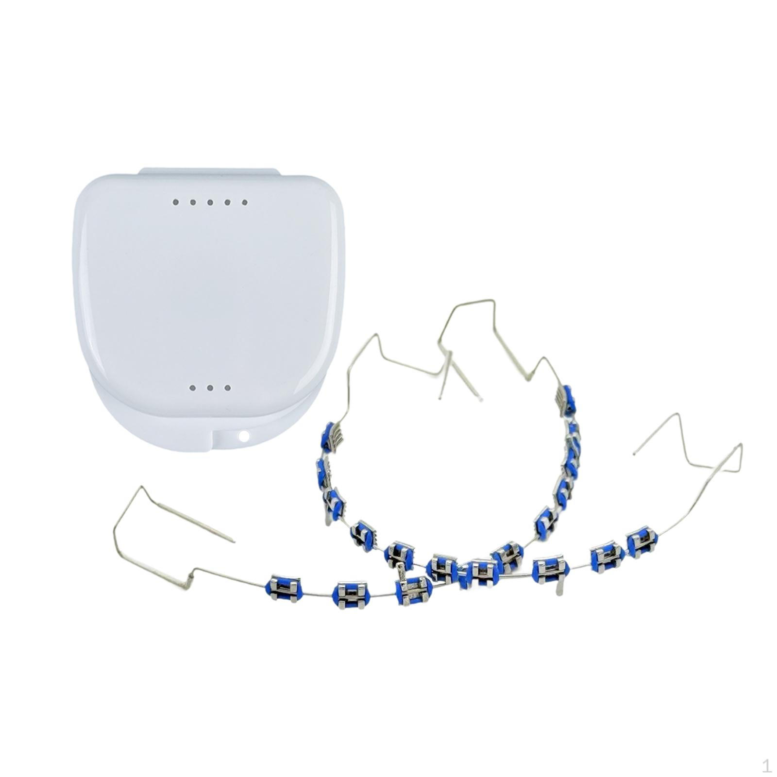 

Временные украшения для зубов с металлическим кронштейном в виде крючка в подарок семье dark blue