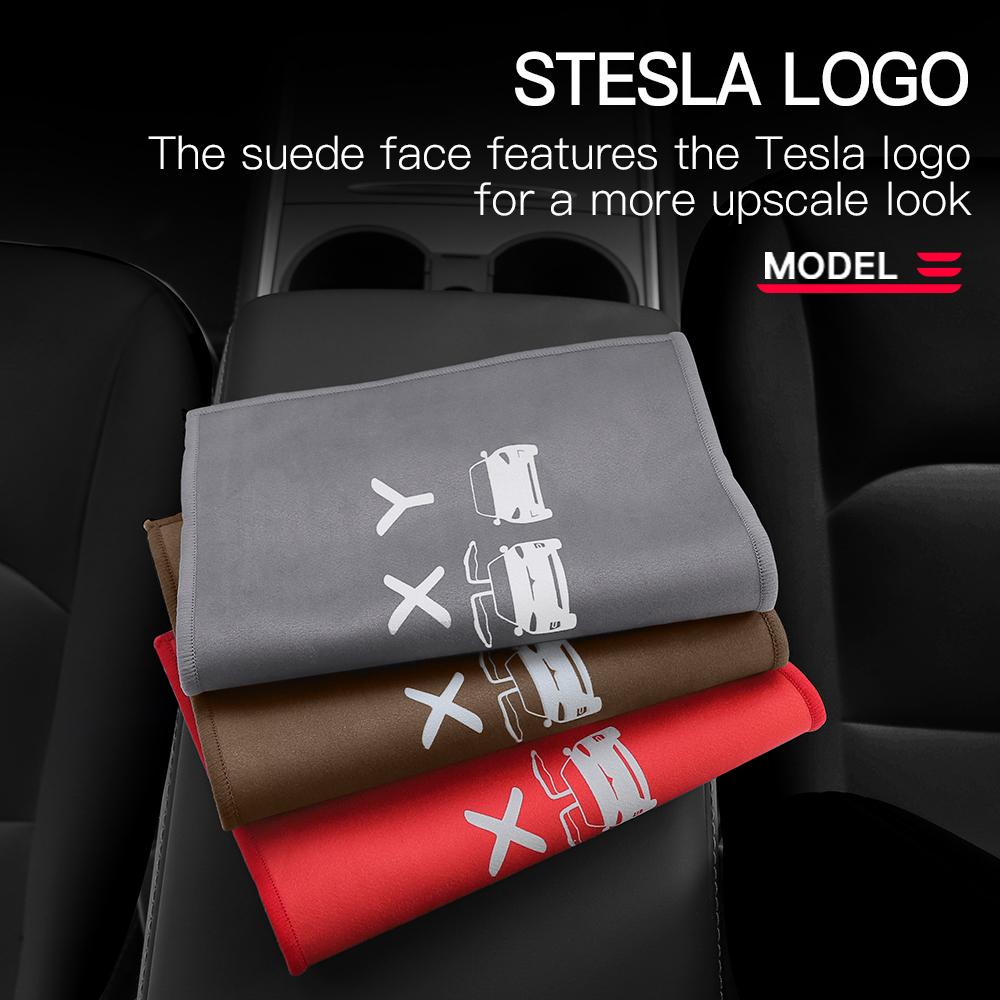 For Tesla Model 3 Model Y Model X Model S Coral Fleece Suede Car Wash