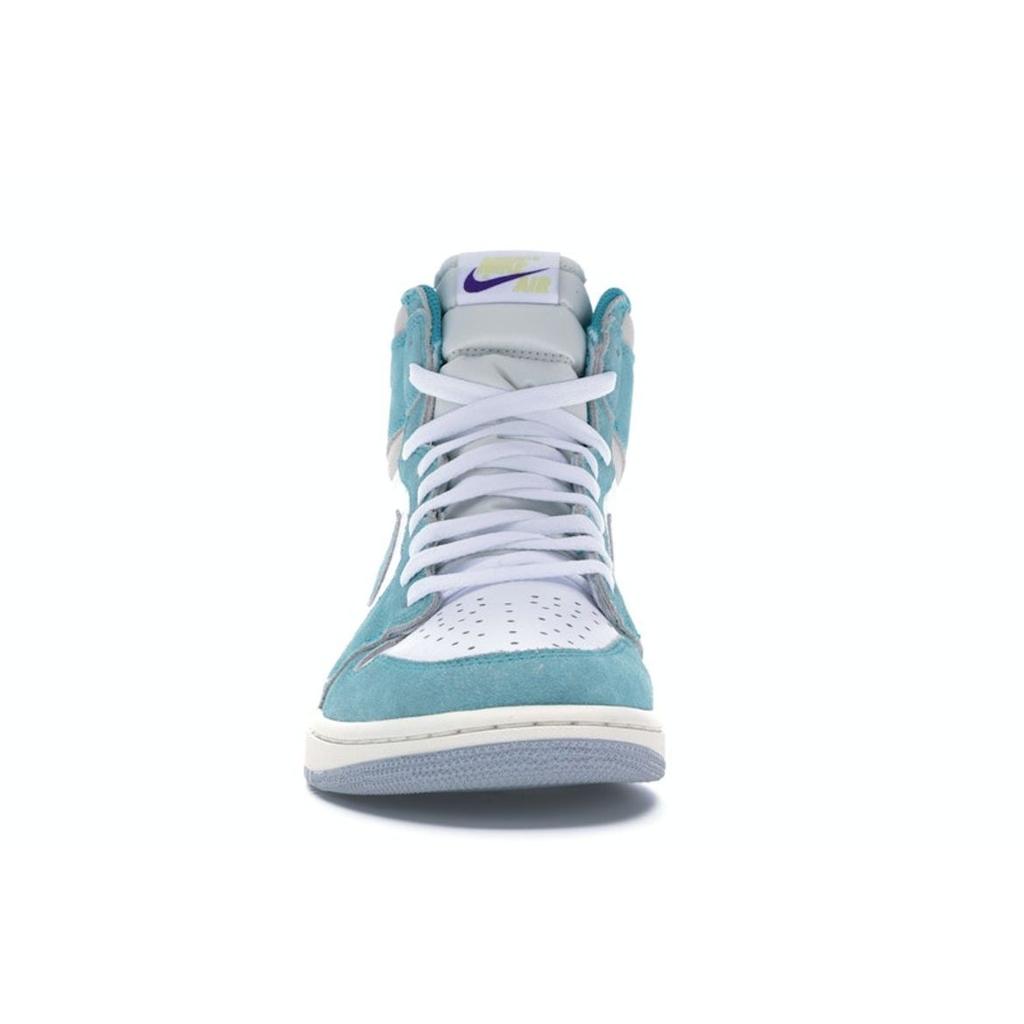 Air Jordan 1 Retro High OG Turbo Green Men Sneakers White-Light-Smoke-Grey-Sail 555088-311