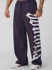Men's Large Print Wide-Leg Sweatpants: Trendy Casual Jogging Trousers for Sports & Fitness