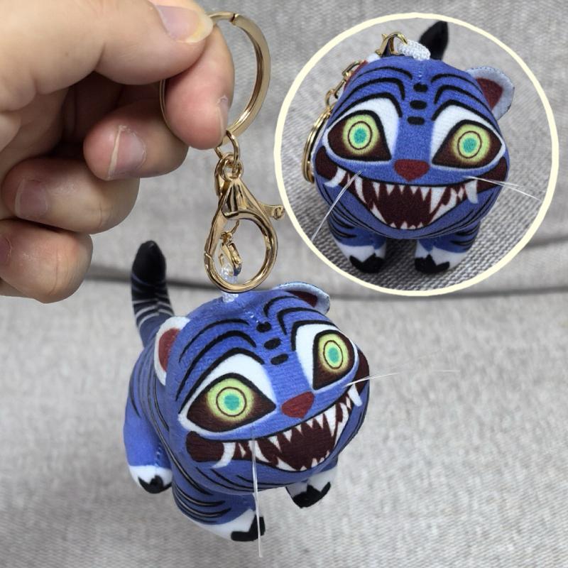 KPOP Demon Hunters Little Tiger Pendant 12cm Cartoon Anime Monster Hunt Girl Bag Hanging Decoration Child Gift