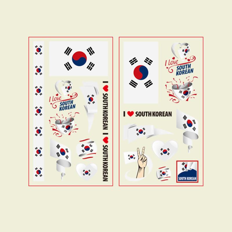 Neu! 10 Stück Katar WM Flagge Tattoo Aufkleber Premium Wasserdicht Temporärer Aufkleber für Fußballparty