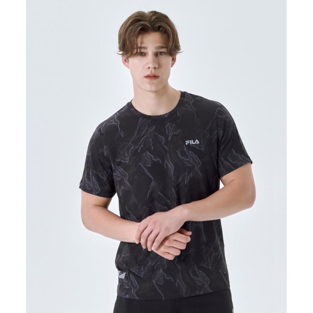 

Футболка FILA [COLD WAVE] с функциональным разрезом и принтом Cool Feeling FS2RSG2221XBKP