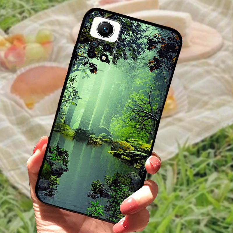 For Redmi Note 12 Pro 4G Case Silicone Soft Marble Black Bumper Funda Coque For Xiaomi Redmi Note 12 Pro Protective Phone Cover