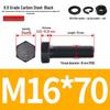 Guanshi M16x70mm Grade 8.8 Hex Bolt
