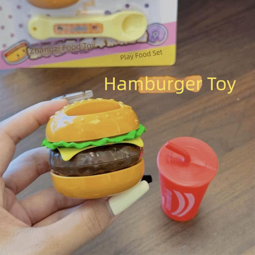 Simulation Food Japanese Early Education Toy Simulation Hamburger Pudding Toy  Early Education