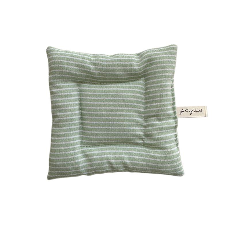 14x14cm Cotton Anti Slip Fabric Multiple Colors Square Shaped Multi-functional Striped Coaster Home Table Decor Accessories