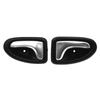 2Pcs Car Interior Door Handle Chrome Plated Left Right Inner Door Handle for Renault Clio II Megane I Scenic I Auto Accessories