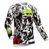 Autumn and Winter Men's Tie-Dye 3D Printed Crew Neck Long Sleeve T-Shirt