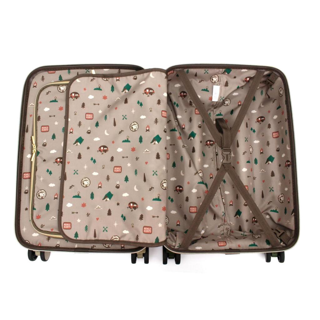 Popularna postać Snoopy'ego jest teraz dostępna jako walizka Snoopy Zipper HAP2285 32L Beagle Scout Khaki [Hapitas]! 3,2 kg