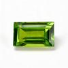 Natural 10.15 Ct Peridot Green Baguette Shape For Ring CERTIFIED Loose Gemstone