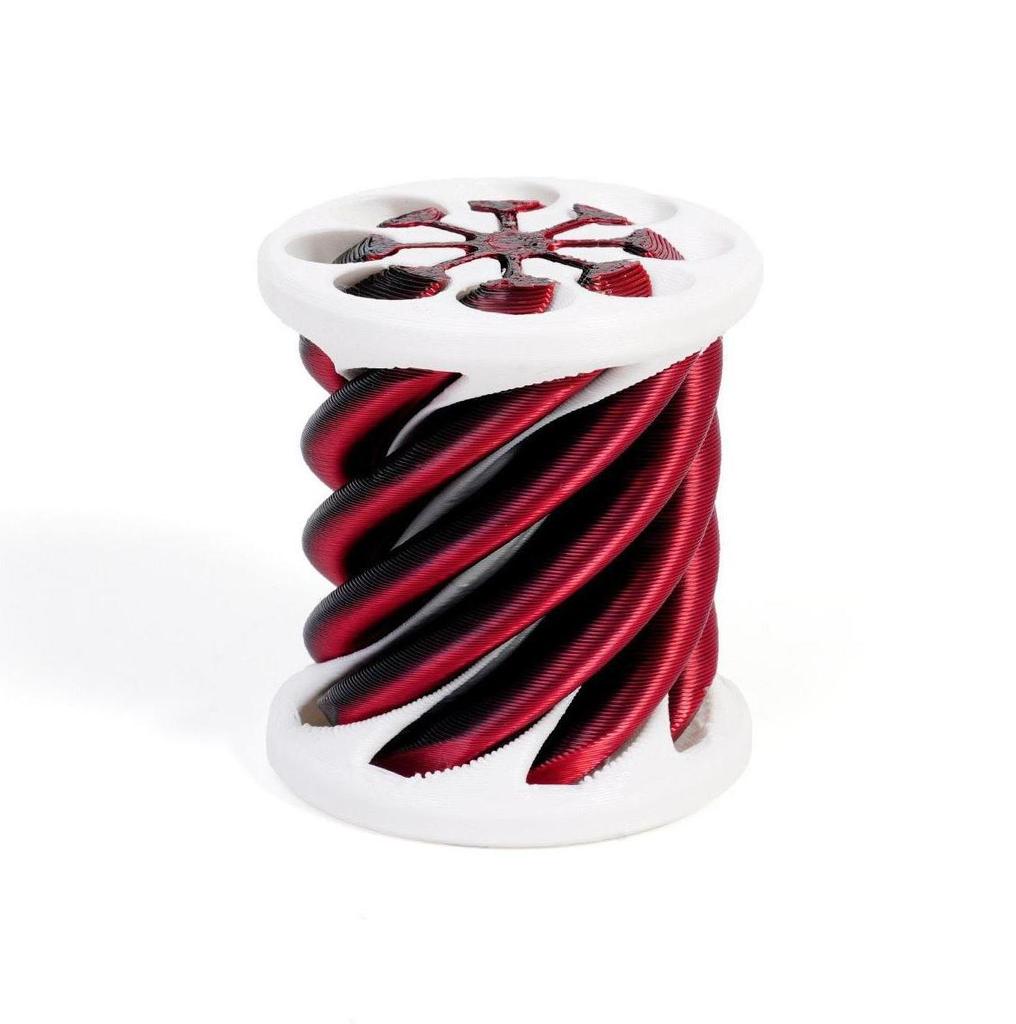 1 Stück Mini Vortex Faden Illusion Dekompressionsspielzeug 3D Gedrucktes Spiralkegel Fidget Spielzeug Unmögliche Pyramiden Skulptur