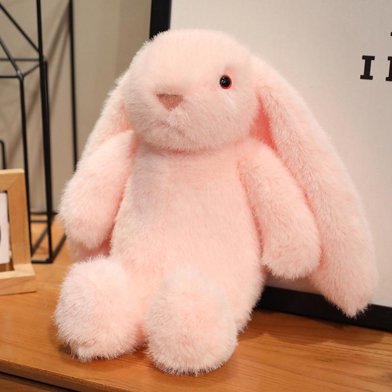 

Long-Eared White Rabbit Plush Doll - Cute, Comforting Children s Gift Pink