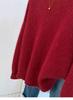 Women's High-End European Style Red Pure Wool Sweater with Lurex - Autumn/Winter Collection, Loose & Thickened, Year of the Rat Design
