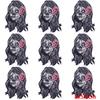 10Pcs/Lot Skull Punk Patches For Clothing Hip Hop Iron On Patches For Clothes Patch Thermoadhesive Embroidery Fusible Patch DIY