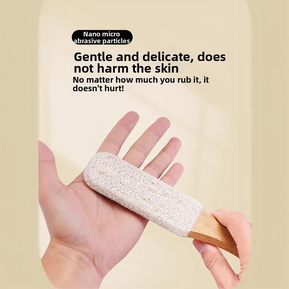 Ergonomic Handle Foot Exfoliator Wooden Rasp Lightweight