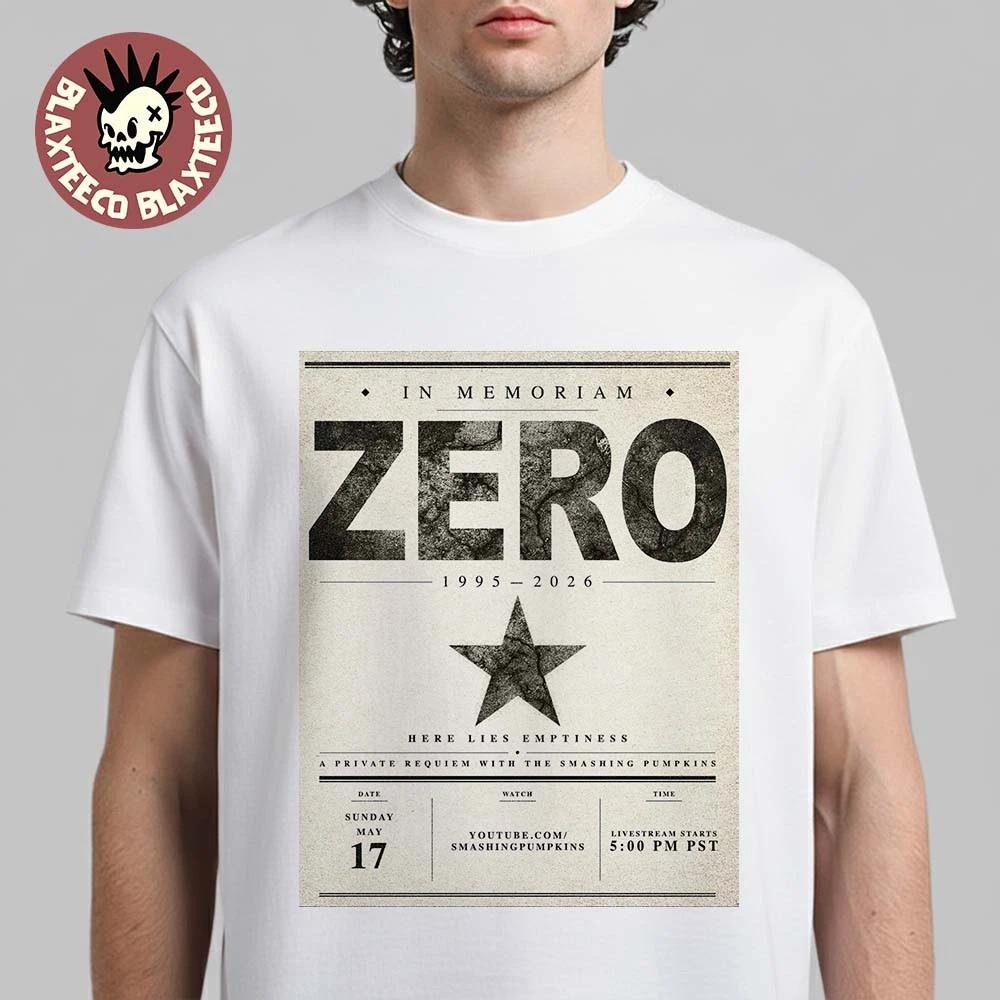 The Smashing Pumpkins In Memoriam Zero 1995 2026 17 мая 2026 Футболка S