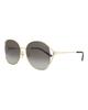 Gucci Sunglasses GG0650SK 002 Gold and Gray Gradient Women's