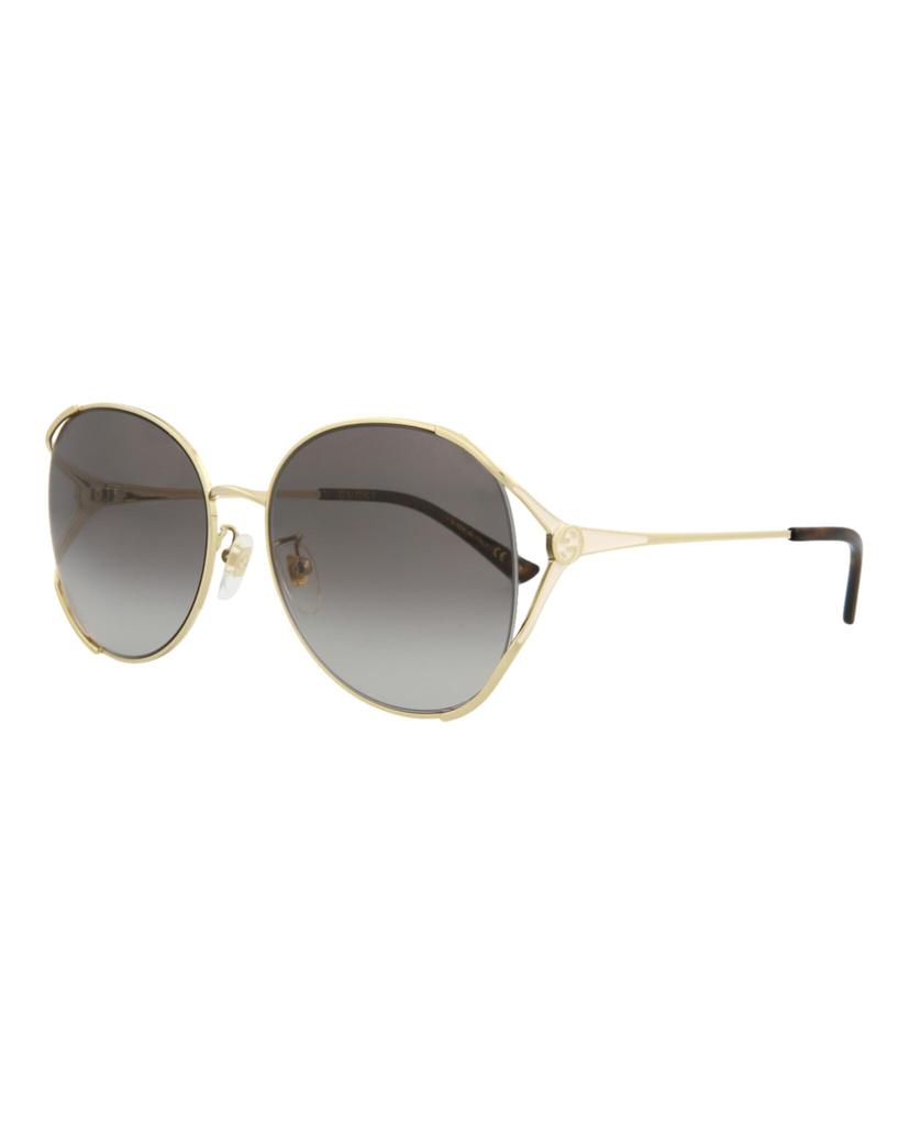 Gucci Sunglasses GG0650SK 002 Gold and Gray Gradient Women's